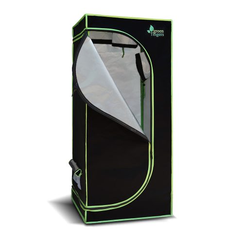 Green Fingers Weather Proof Lightweight Grow Tent – 60x60x140 cm, Green