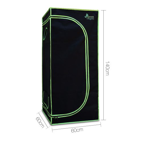 Green Fingers Weather Proof Lightweight Grow Tent – 60x60x140 cm, Green