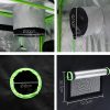 Green Fingers Weather Proof Lightweight Grow Tent – 60x60x140 cm, Green