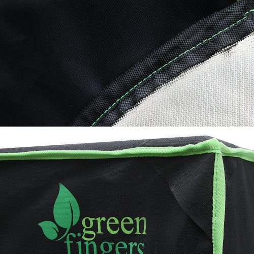 Green Fingers Weather Proof Lightweight Grow Tent – 60x60x140 cm, Green