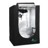 Green Fingers Weather Proof Lightweight Grow Tent – 60x60x90 cm, Black