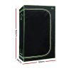 Green Fingers Weather Proof Lightweight Grow Tent – 90x50x160 cm, Green