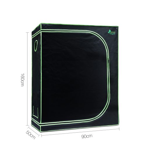 Green Fingers Weather Proof Lightweight Grow Tent – 90x50x160 cm, Green