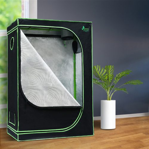 Green Fingers Weather Proof Lightweight Grow Tent – 90x50x160 cm, Green