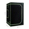 Green Fingers Weather Proof Lightweight Grow Tent – 90x90x180 cm, Green