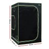 Green Fingers Weather Proof Lightweight Grow Tent – 90x90x180 cm, Green