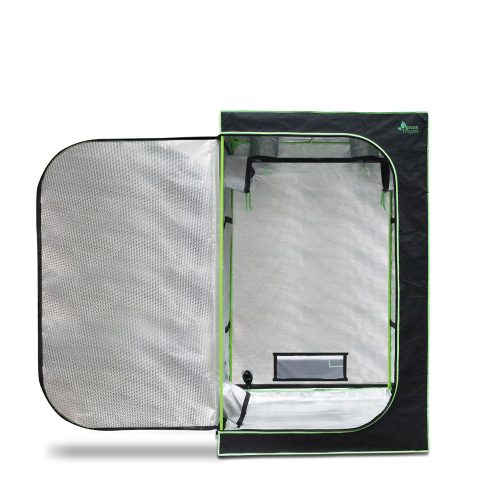 Green Fingers Weather Proof Lightweight Grow Tent – 90x90x180 cm, Green