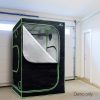 Green Fingers Weather Proof Lightweight Grow Tent – 90x90x180 cm, Green