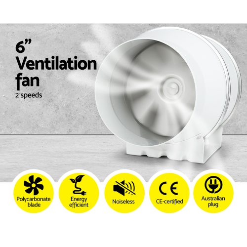 6″Ventilation Kit Fan Grow Tent Kit Carbon Filter Duct Speed Controlled,6″Ventilation Kit Fan Grow Tent Carbon Filter Duct Speed Controlled