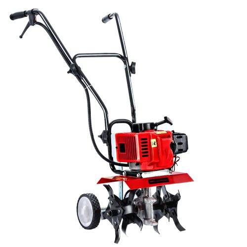 Garden Cultivator Tiller Petrol Rotary Hoe Rototiller – 72CC + 4 Blades