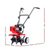 Garden Cultivator Tiller Petrol Rotary Hoe Rototiller – 72CC + 4 Blades