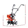 Garden Cultivator Tiller Petrol Rotary Hoe Rototiller – 72CC + 4 Blades