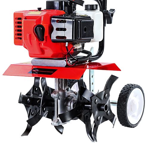 Garden Cultivator Tiller Petrol Rotary Hoe Rototiller – 72CC + 4 Blades