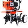 Garden Cultivator Tiller Petrol Rotary Hoe Rototiller – 72CC + 4 Blades
