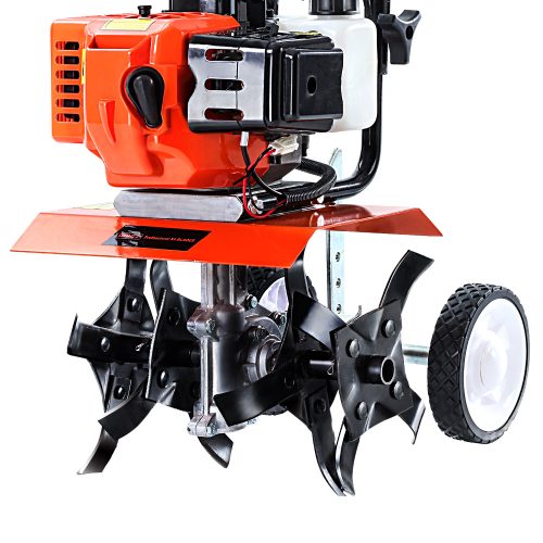 Garden Cultivator Tiller Petrol Rotary Hoe Rototiller – 72CC + 4 Blades