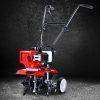 Garden Cultivator Tiller Petrol Rotary Hoe Rototiller – 72CC + 4 Blades