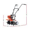 Garden Cultivator Tiller Petrol Rotary Hoe Rototiller – 72CC + 6 Blades
