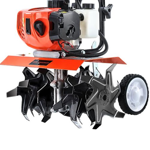 Garden Cultivator Tiller Petrol Rotary Hoe Rototiller – 72CC + 6 Blades