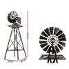 Garden Windmill Metal Ornaments Outdoor Decor Ornamental Wind Mill – 120×30 cm