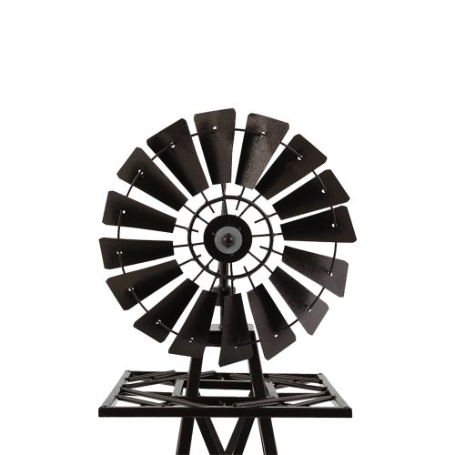 Garden Windmill Metal Ornaments Outdoor Decor Ornamental Wind Mill – 120×30 cm