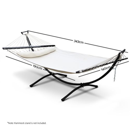 Hammock Bed Outdoor Camping Portable Hanging Chair 2 Person Piillow