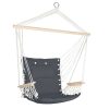 Hammock Hanging Swing Chair – Grey, Without Stand
