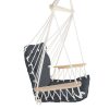 Hammock Hanging Swing Chair – Grey, Without Stand