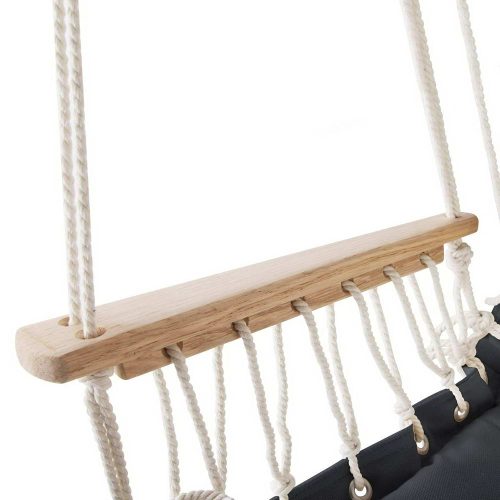 Hammock Hanging Swing Chair – Grey, Without Stand