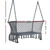 Camping Hammock Chair Patio 2 Person Swing Hammocks Double Portable – Grey