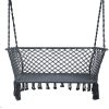 Camping Hammock Chair Patio 2 Person Swing Hammocks Double Portable – Grey