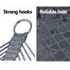 Camping Hammock Chair Patio 2 Person Swing Hammocks Double Portable – Grey