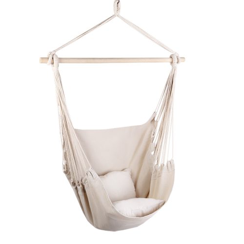 Hammock Swing Chair – Cream, Without Stand