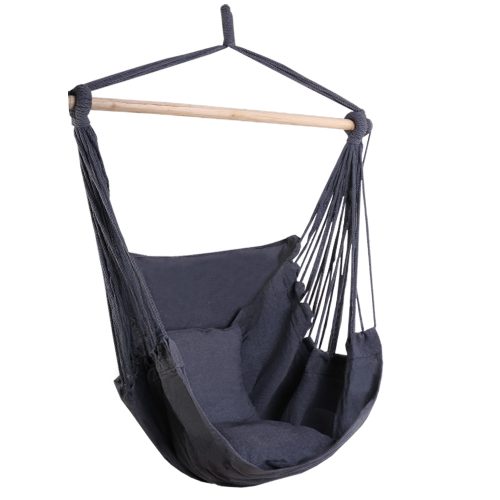 Hammock Swing Chair – Grey, Without Stand