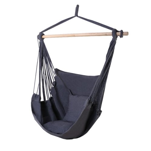 Hammock Swing Chair – Grey, Without Stand