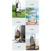 Double Hammock Chair Stand Steel Frame 2 Person Outdoor Heavy Duty 200KG – With U Shap Stand