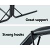 Double Hammock Chair Stand Steel Frame 2 Person Outdoor Heavy Duty 200KG – With U Shap Stand