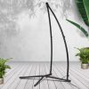 Double Hammock Chair Stand Steel Frame 2 Person Outdoor Heavy Duty 200KG – With X Shap Stand