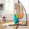 Double Hammock Chair Stand Steel Frame 2 Person Outdoor Heavy Duty 200KG – With X Shap Stand