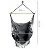 Hammock Swing Chair – Grey, Without Stand
