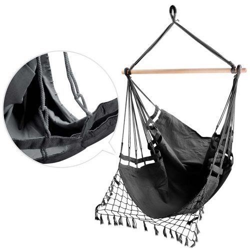 Hammock Swing Chair – Grey, Without Stand