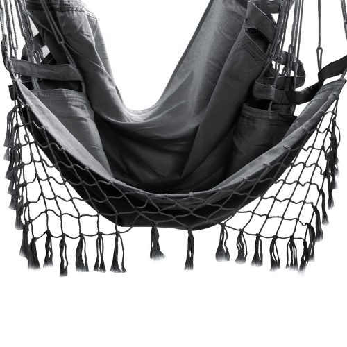 Hammock Swing Chair – Grey, Without Stand