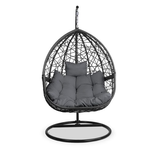 Outdoor Hanging Swing Chair – Black