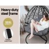 Outdoor Hanging Swing Chair – Black