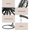 Outdoor Hanging Swing Chair – Black