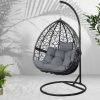 Outdoor Hanging Swing Chair – Black