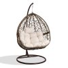 Outdoor Hanging Swing Chair – Brown