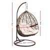 Outdoor Hanging Swing Chair – Brown