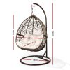 Outdoor Hanging Swing Chair – Brown