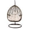 Outdoor Hanging Swing Chair – Brown