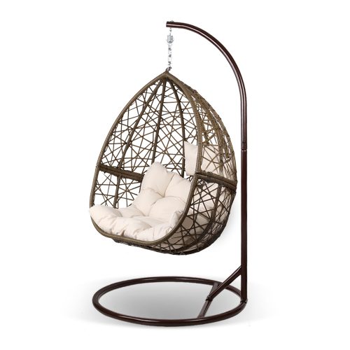 Outdoor Hanging Swing Chair – Brown